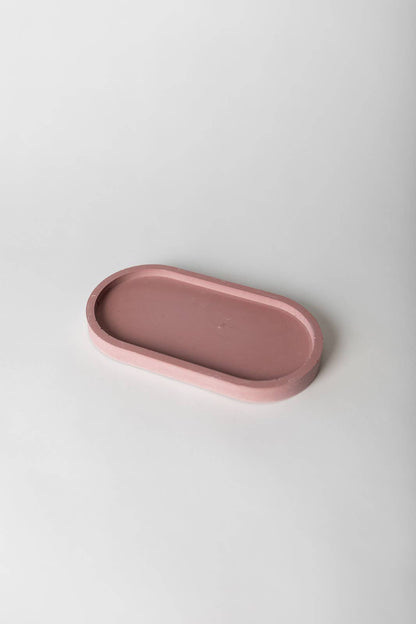 Concrete Candle Tray – Colored Base for Candle Display &amp; Styling: Navy