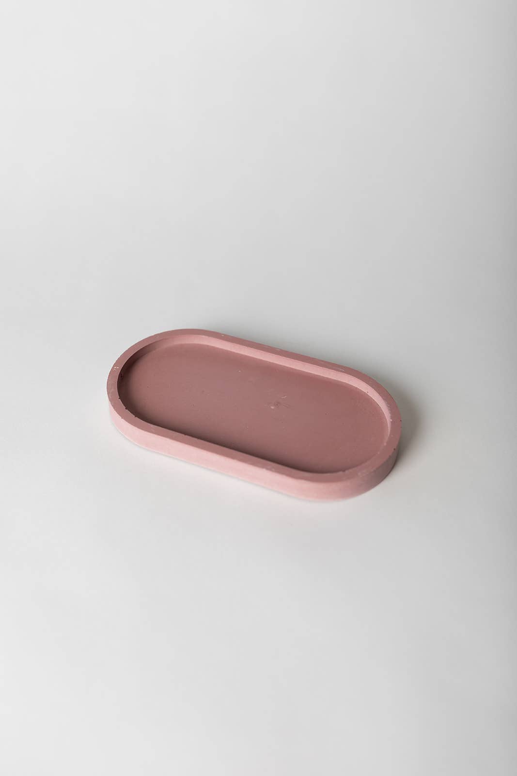 Concrete Candle Tray – Colored Base for Candle Display &amp; Styling: Gray