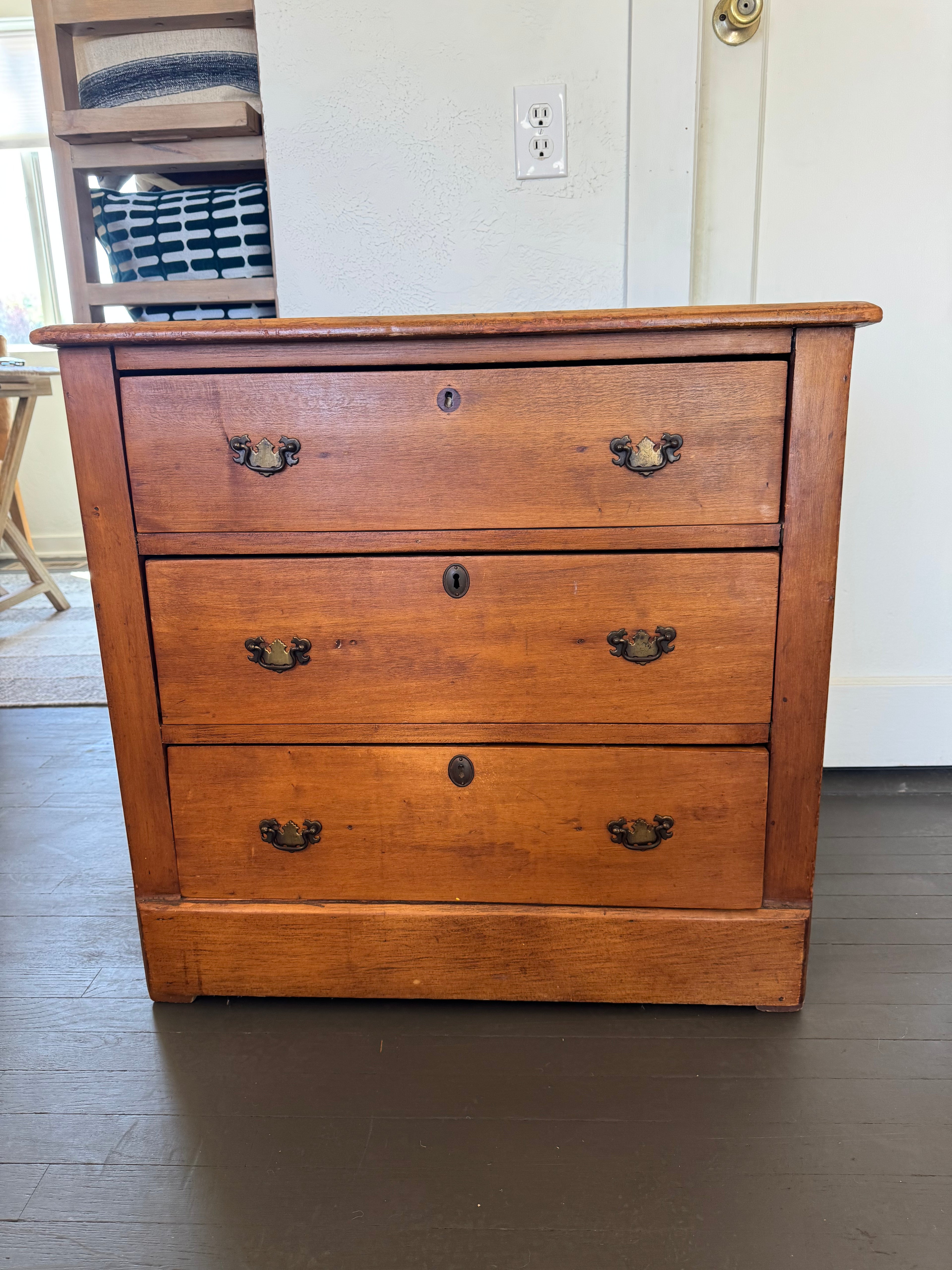 3 Drawer Oak Dresser