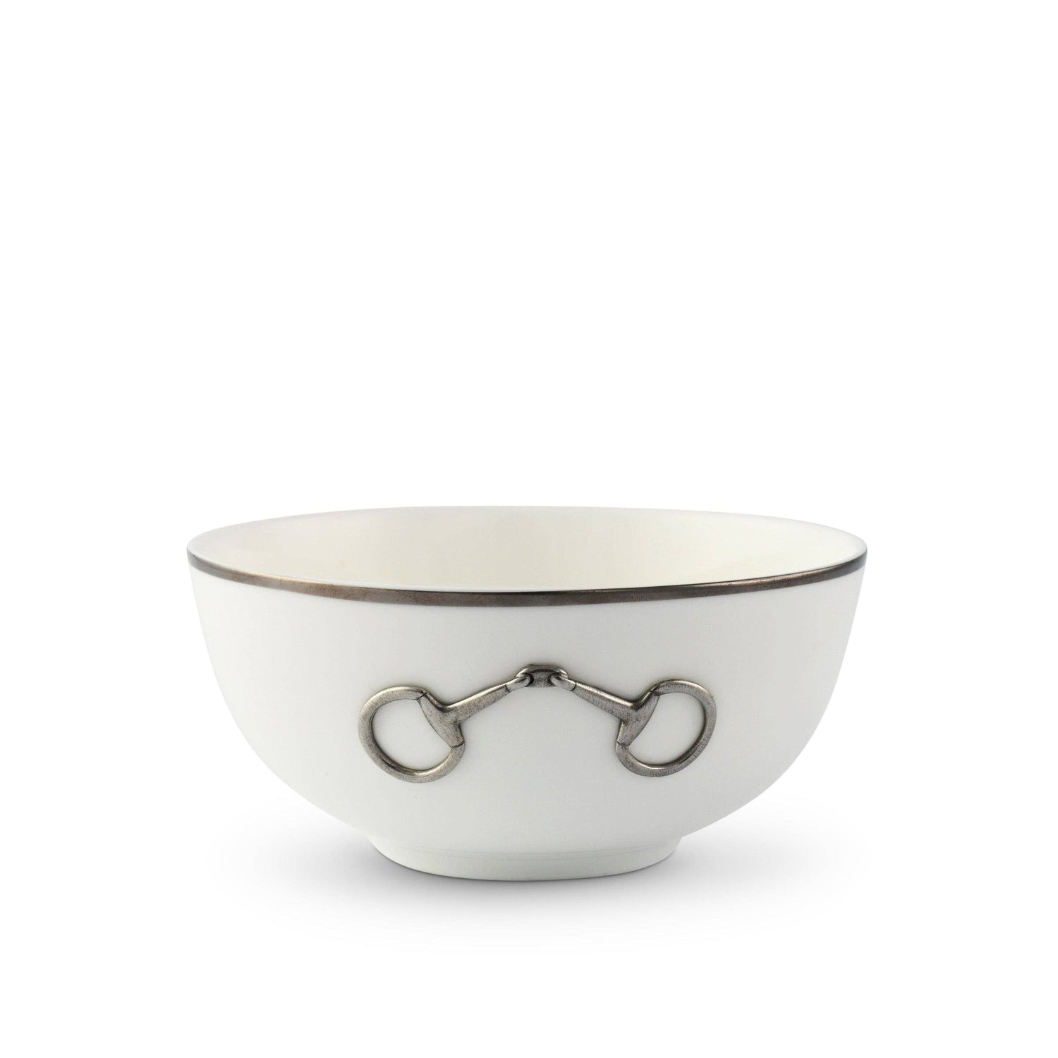 Pewter Bit Round Bowl