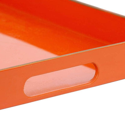 Mimosa Rectangle Tray,Orange