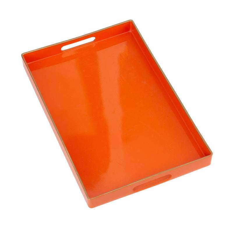 Mimosa Rectangle Tray,Orange
