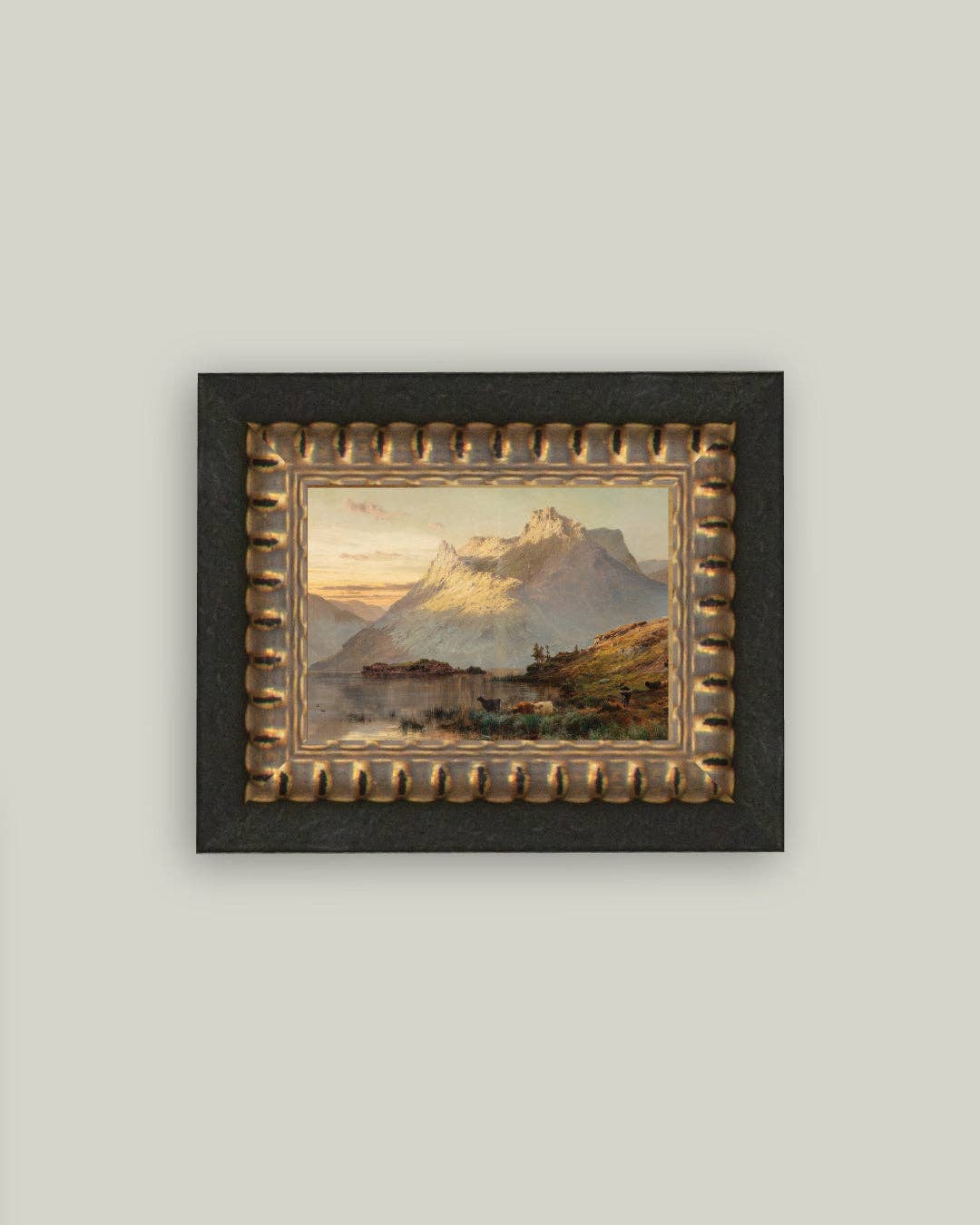 Peaks of the Western Highlands Framed Antique Art
