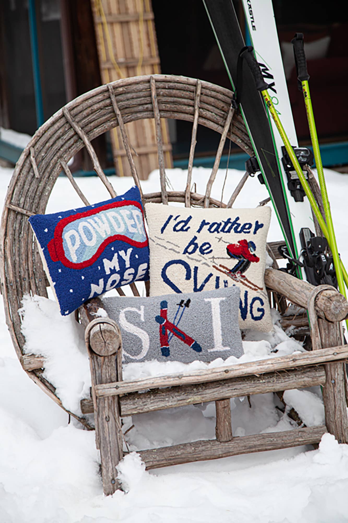 Ski Hook Pillow