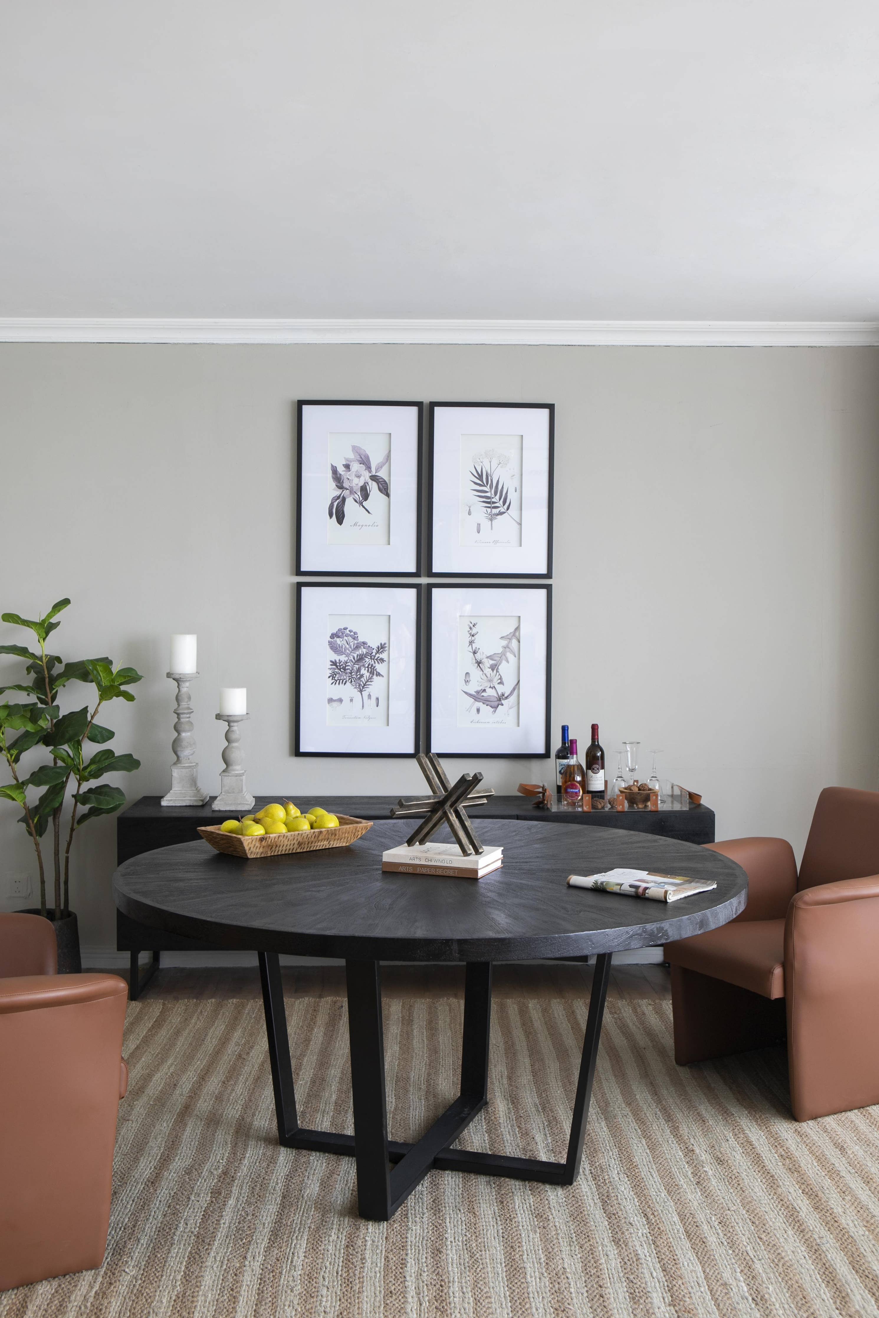 Modern Geometric Iron Sculpture