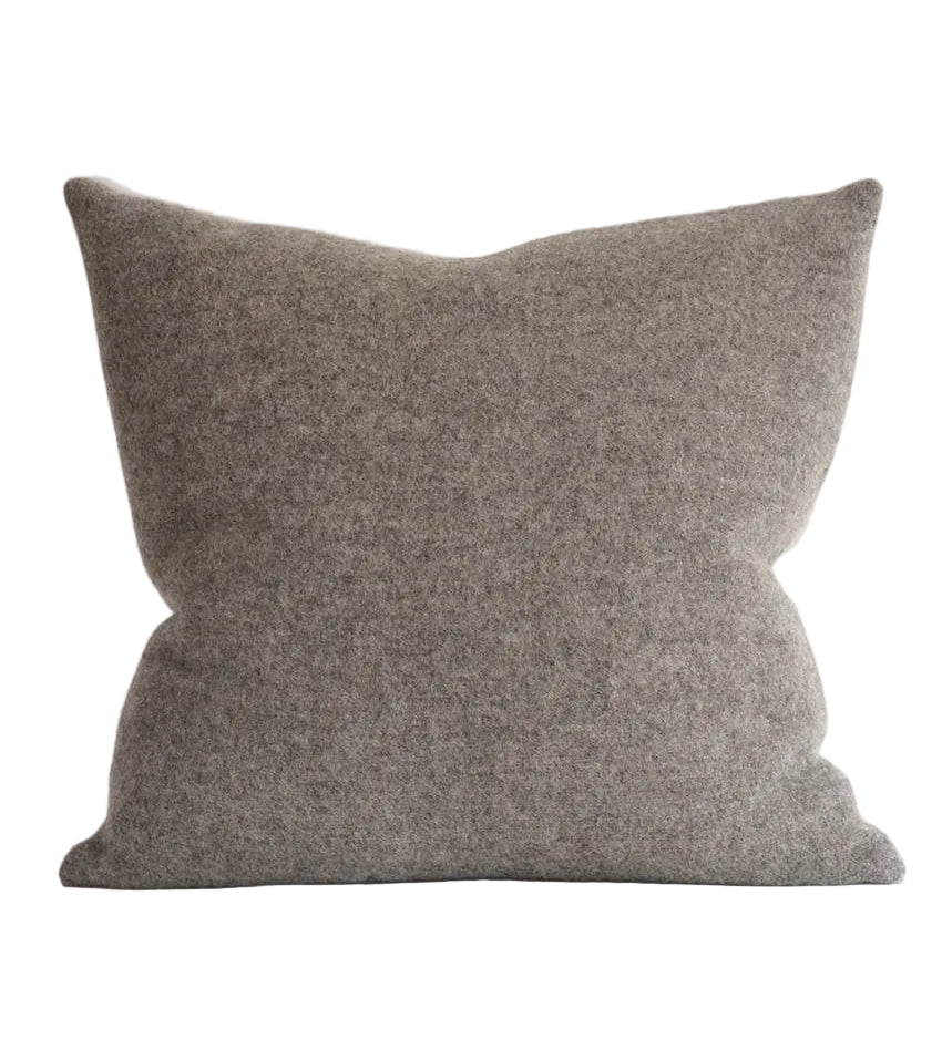 Trafalgar Double Sided Pillow - Gray/Tan