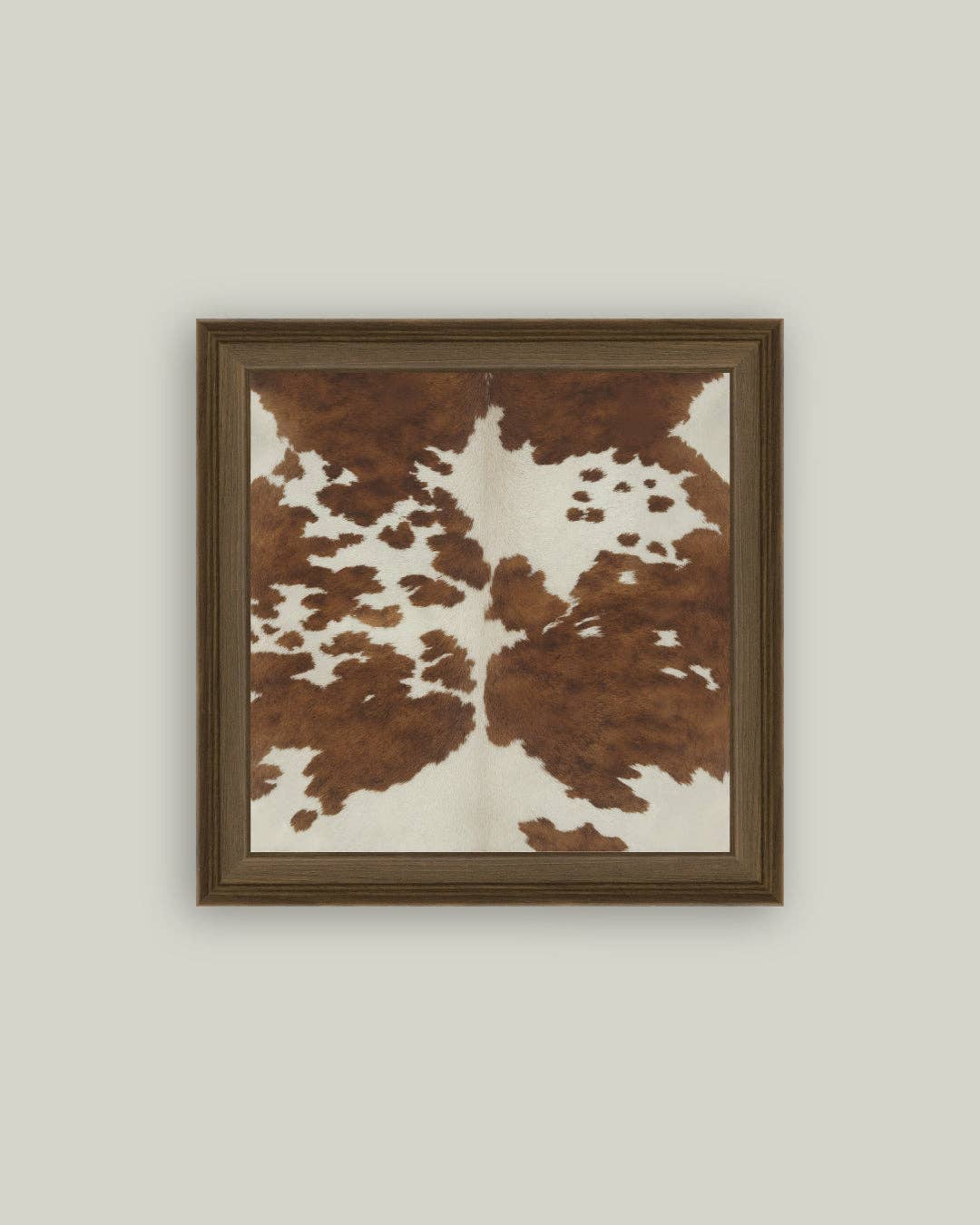 Cow Hide Framed Artwork