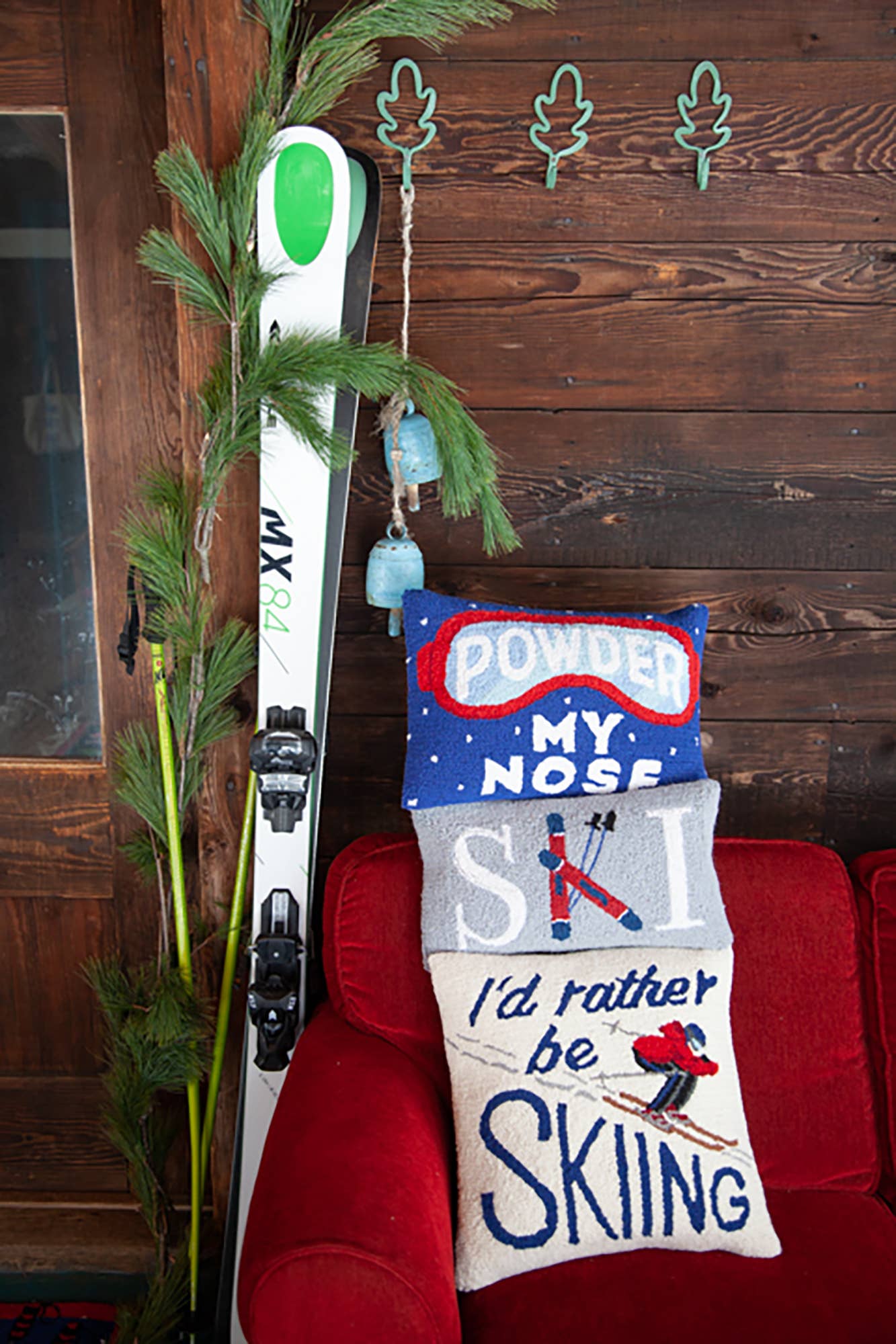 Ski Hook Pillow