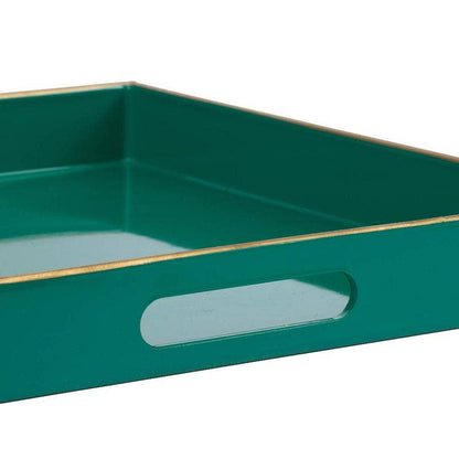 Mimosa Square Tray,Turquoise