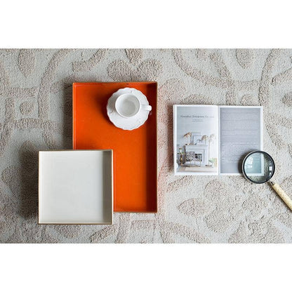Mimosa Rectangle Tray,Orange