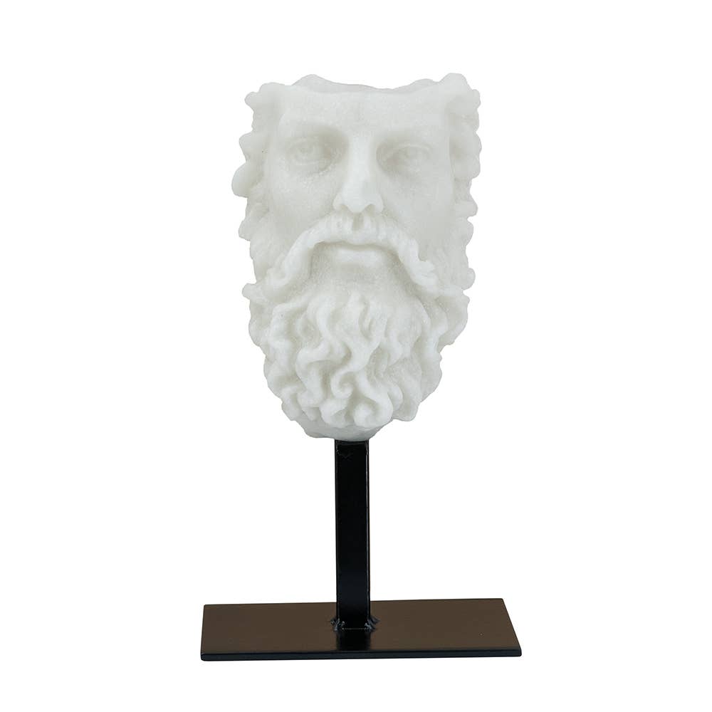 Ancient Philosopher Bust in Resin