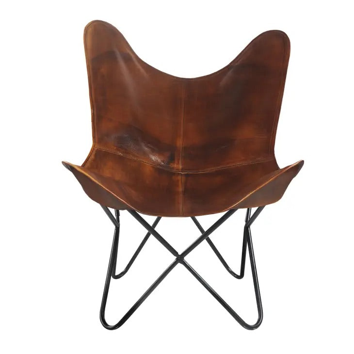 Leather Butterfly Chair