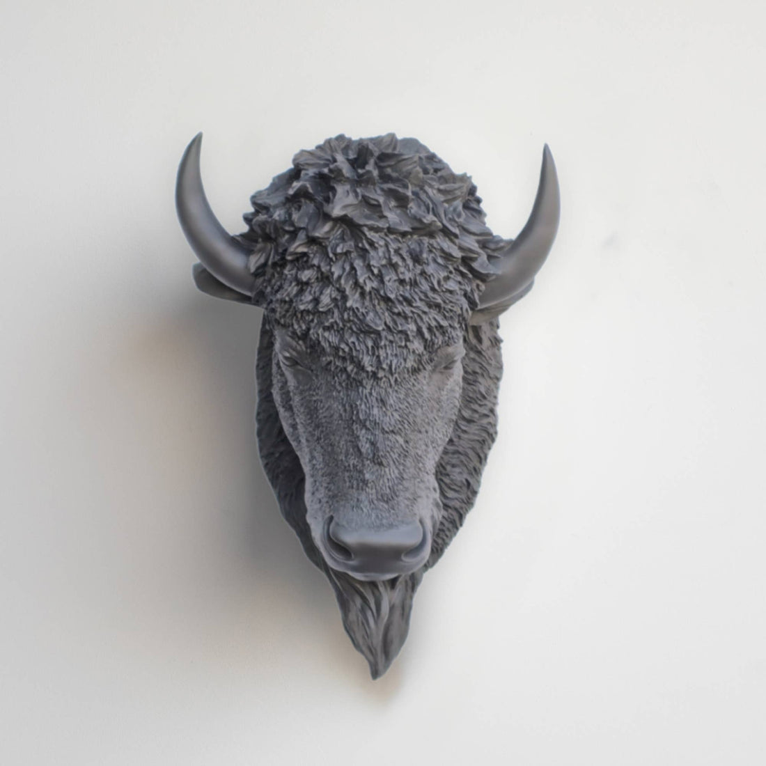 Faux Bison Wall Mount