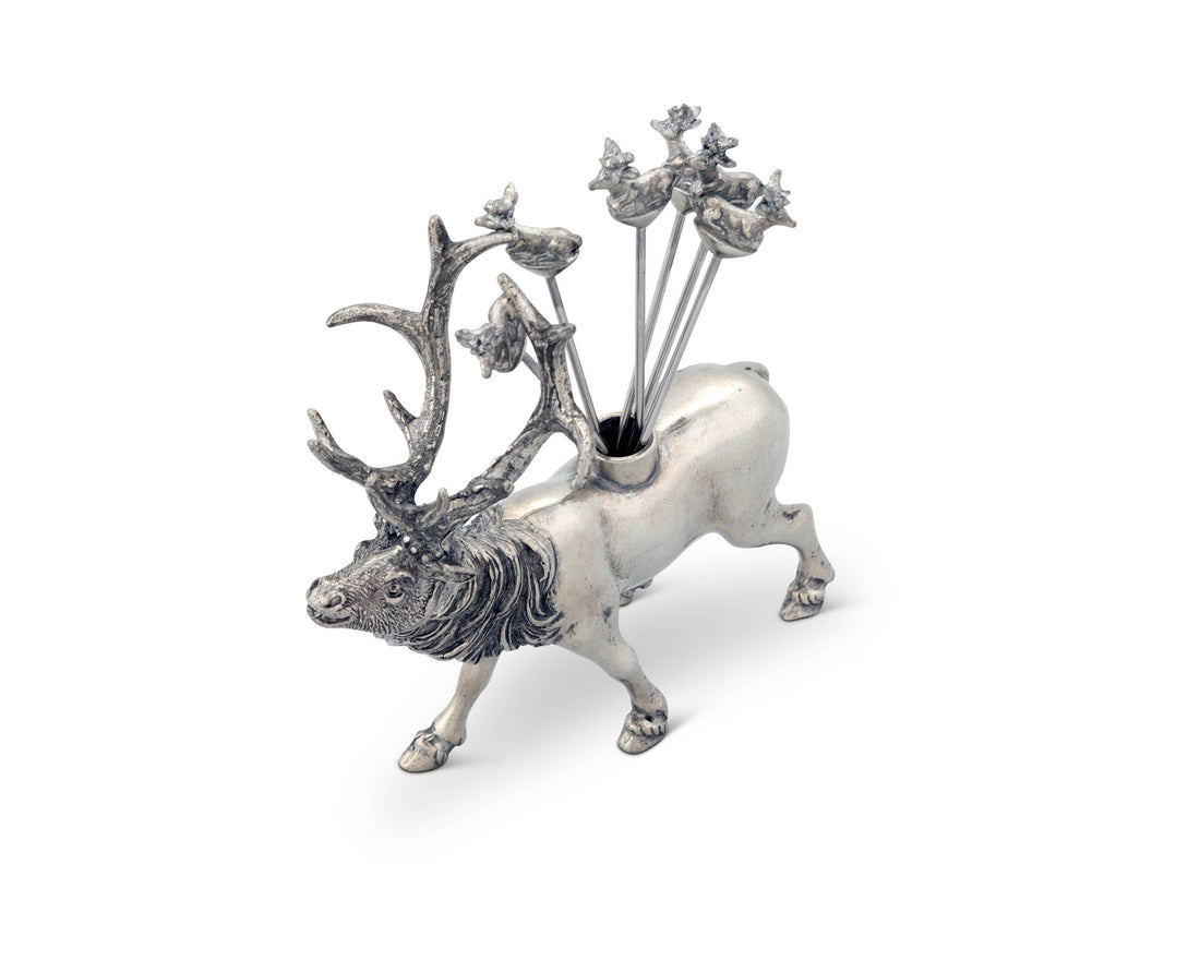 Elk Pewter Cheese Pick Set