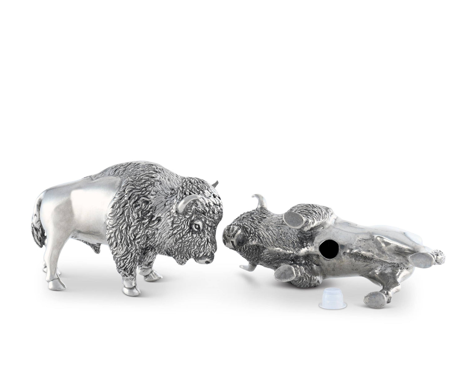 Pewter Bison Salt &amp; Pepper Set