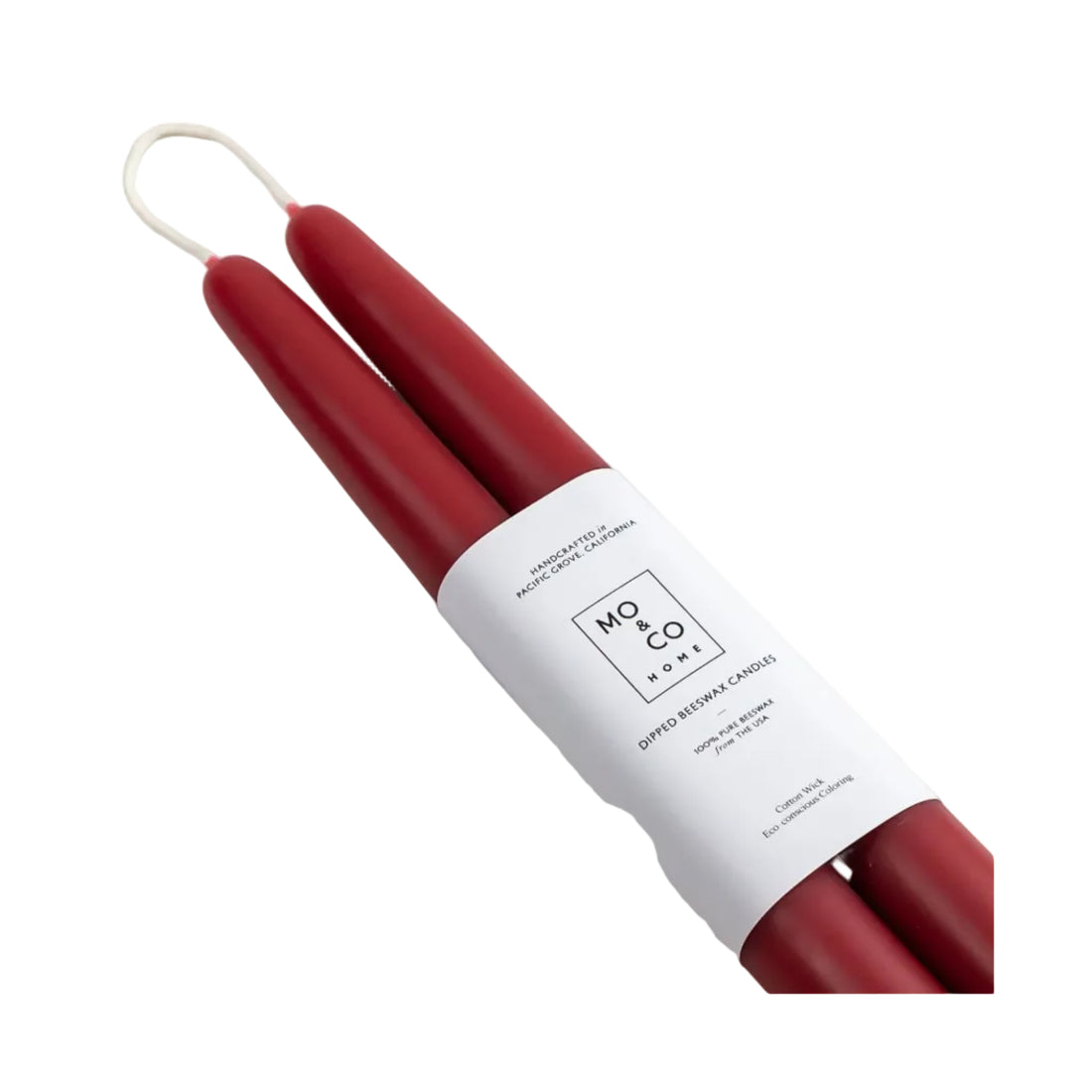 Berry Red Taper Candles 14 Inch