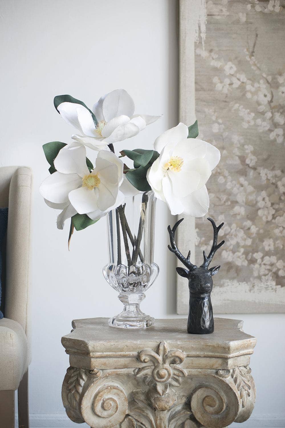 Darby 8-Point Deer Head Black