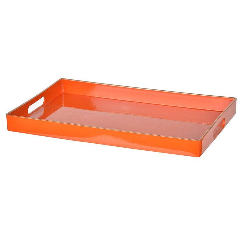 Mimosa Rectangle Tray,Orange