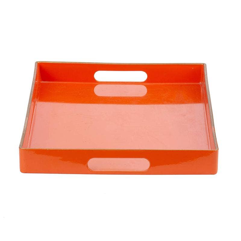 Mimosa Rectangle Tray,Orange