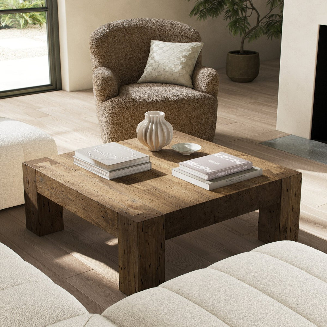 Abaso Small Square Coffee Table