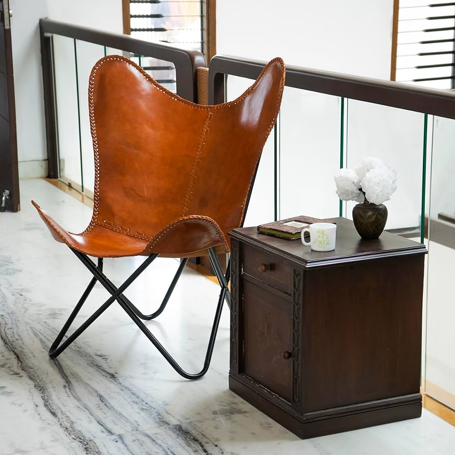 Leather Butterfly Chair