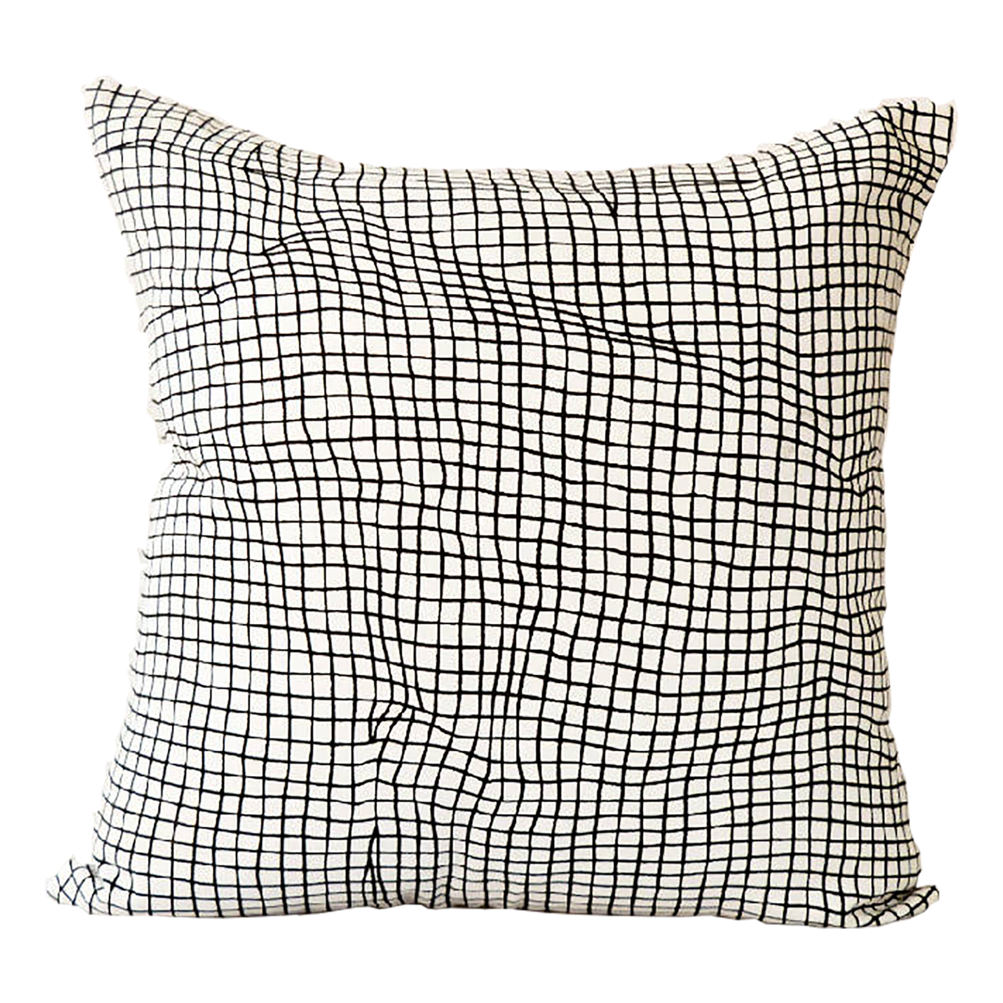 Check Print Throw Pillow