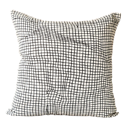 Check Print Throw Pillow