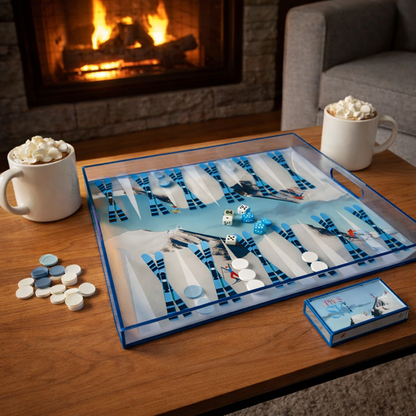 Ski Backgammon Tray