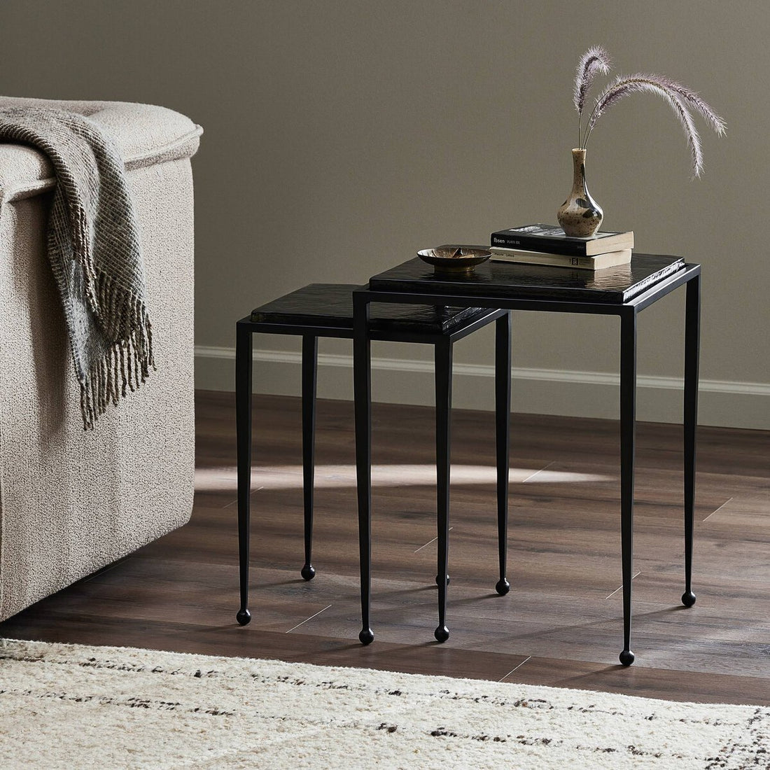Dalston Nesting End Table Set Moss