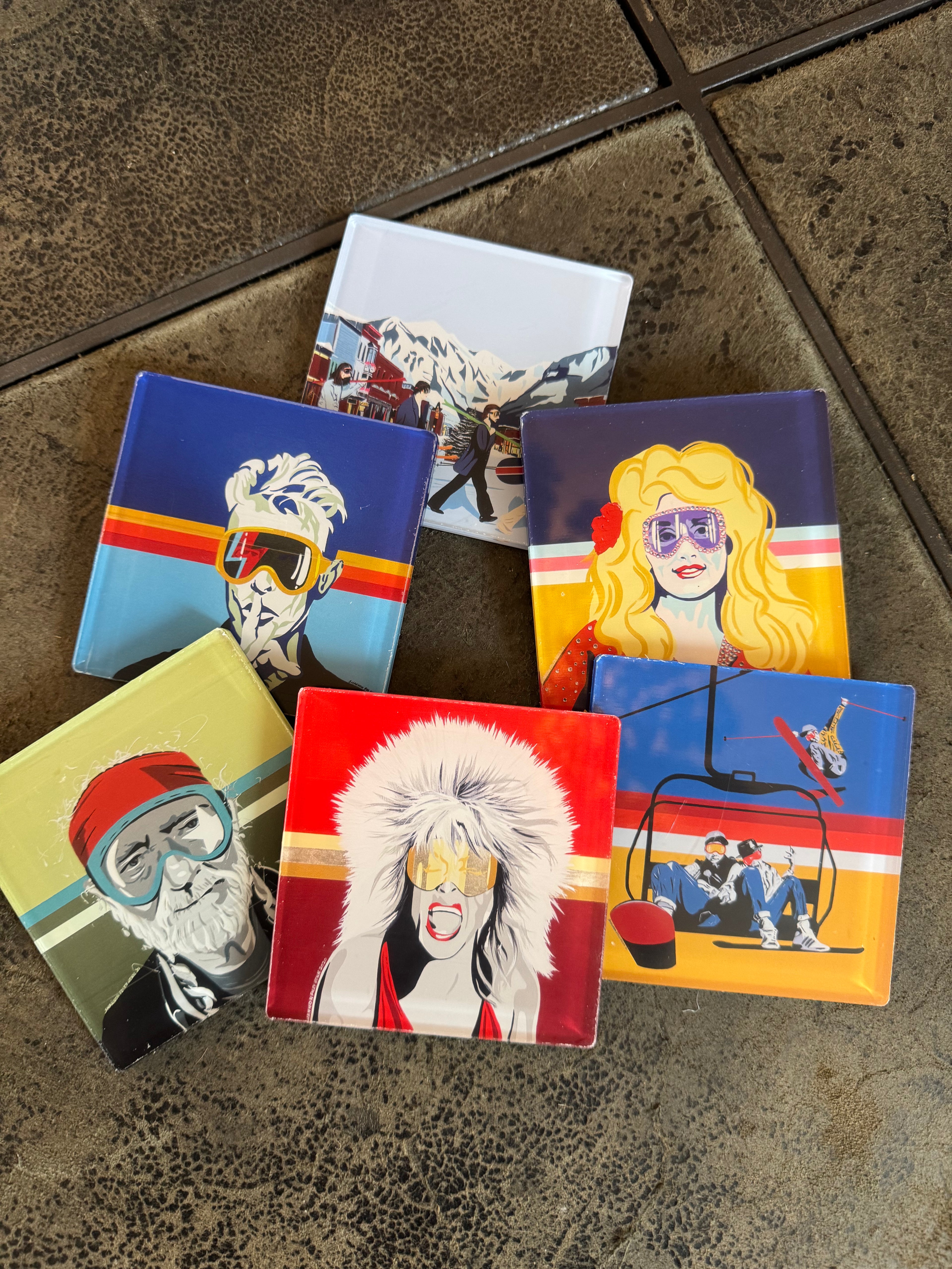 Apres Ski Coaster Set