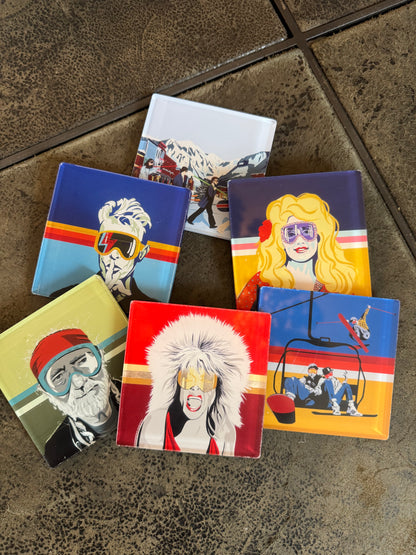 Apres Ski Coaster Set