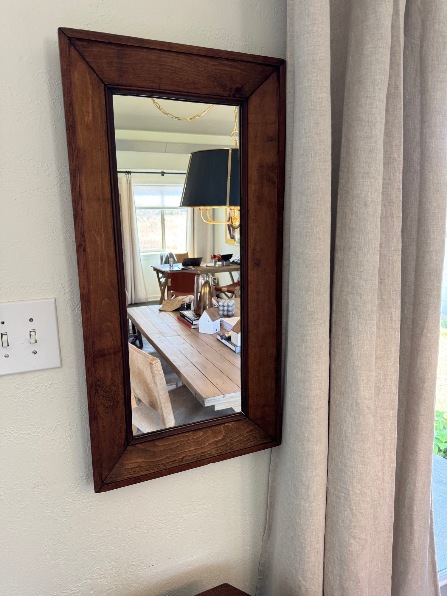 Heart Pine Mirror