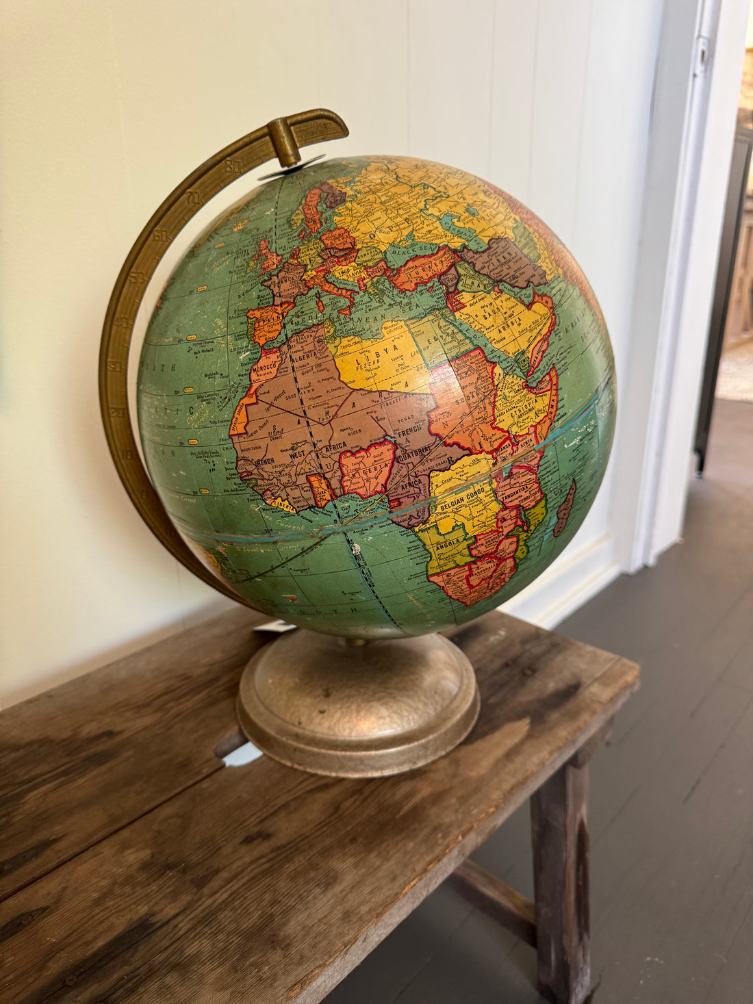 Pre-WW2 Globe