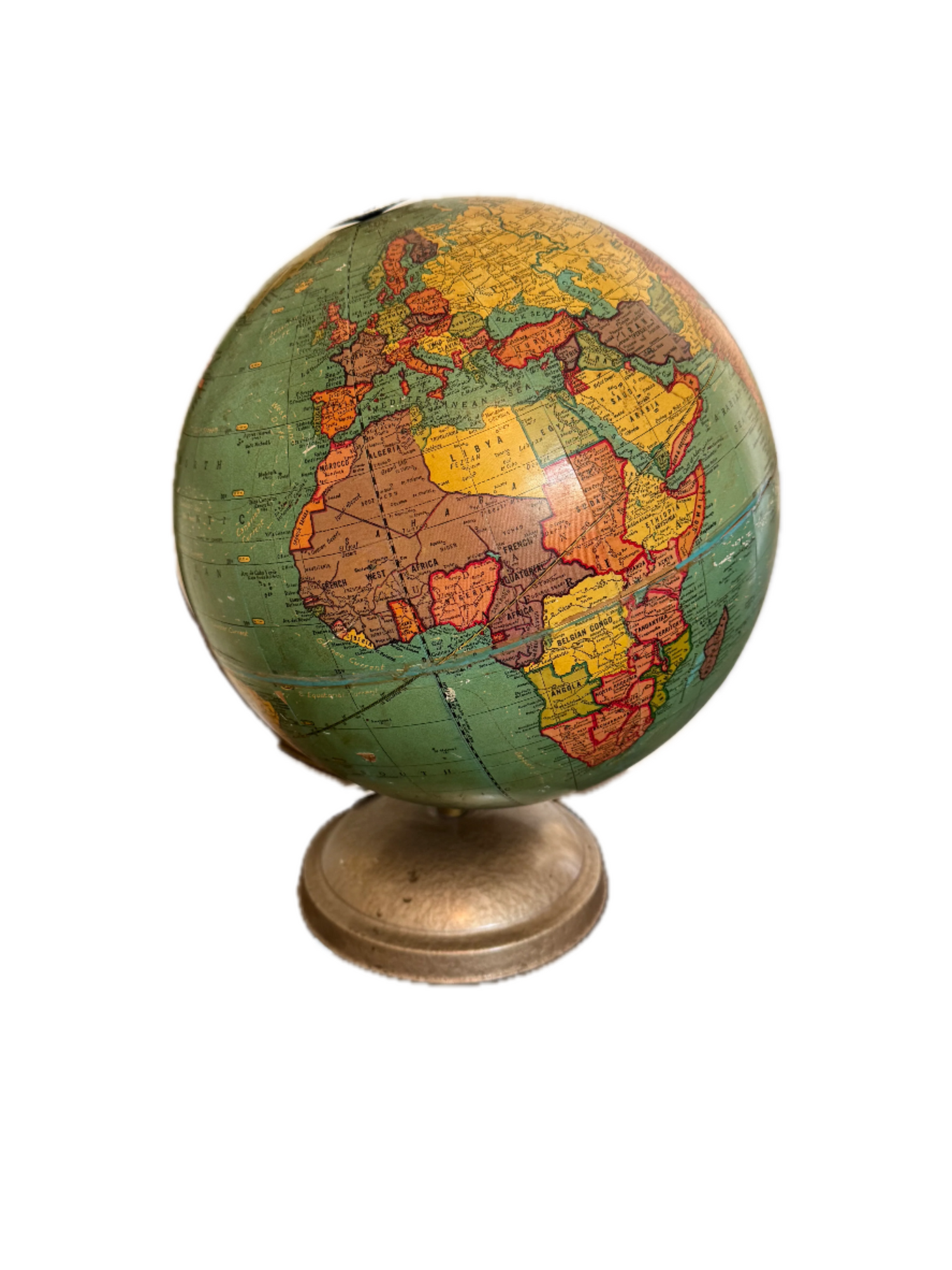 Pre-WW2 Globe