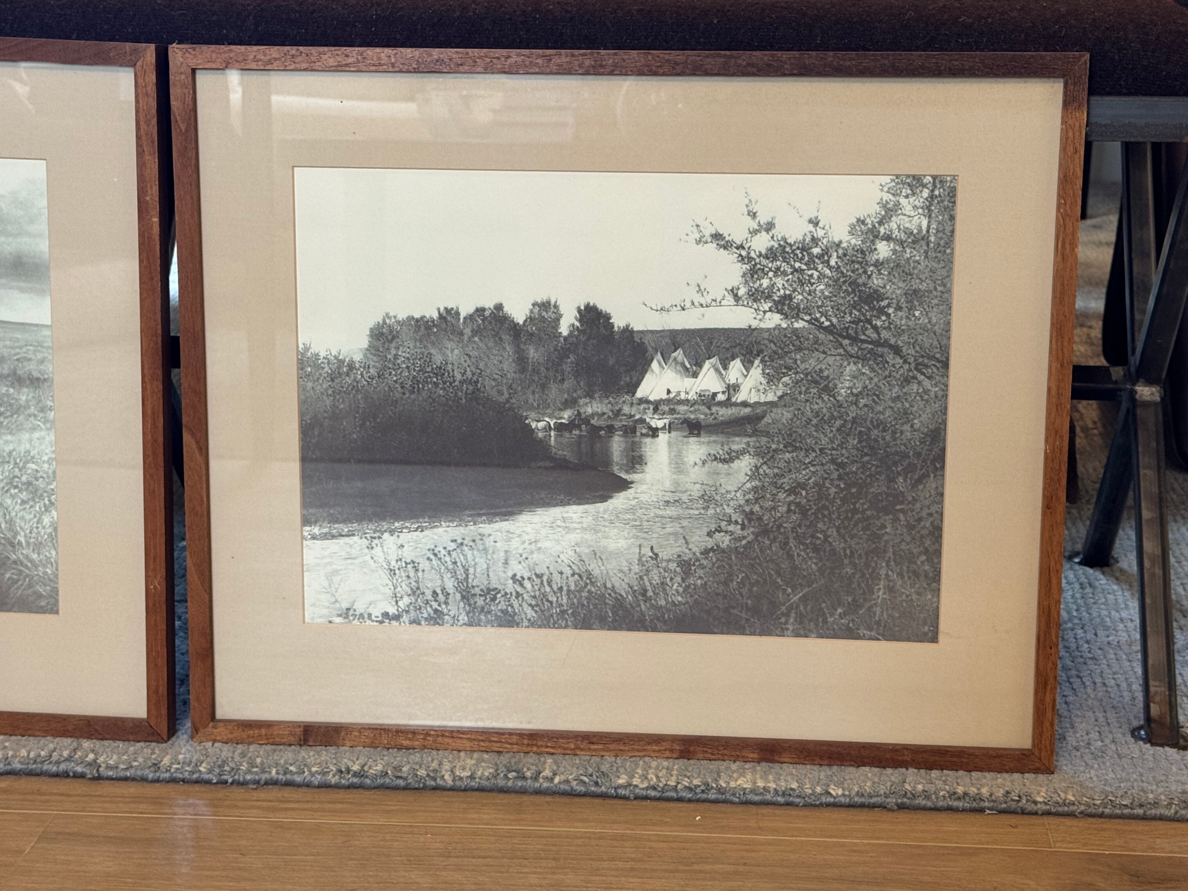 &quot;On The Little Big Horn&quot; - Vintage Photograph