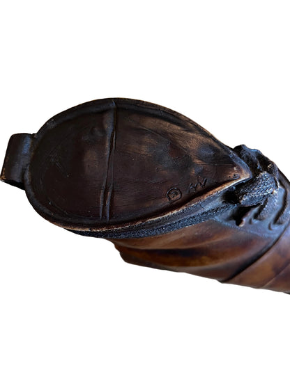 Antique Preserved Football/Rugby Cleat
