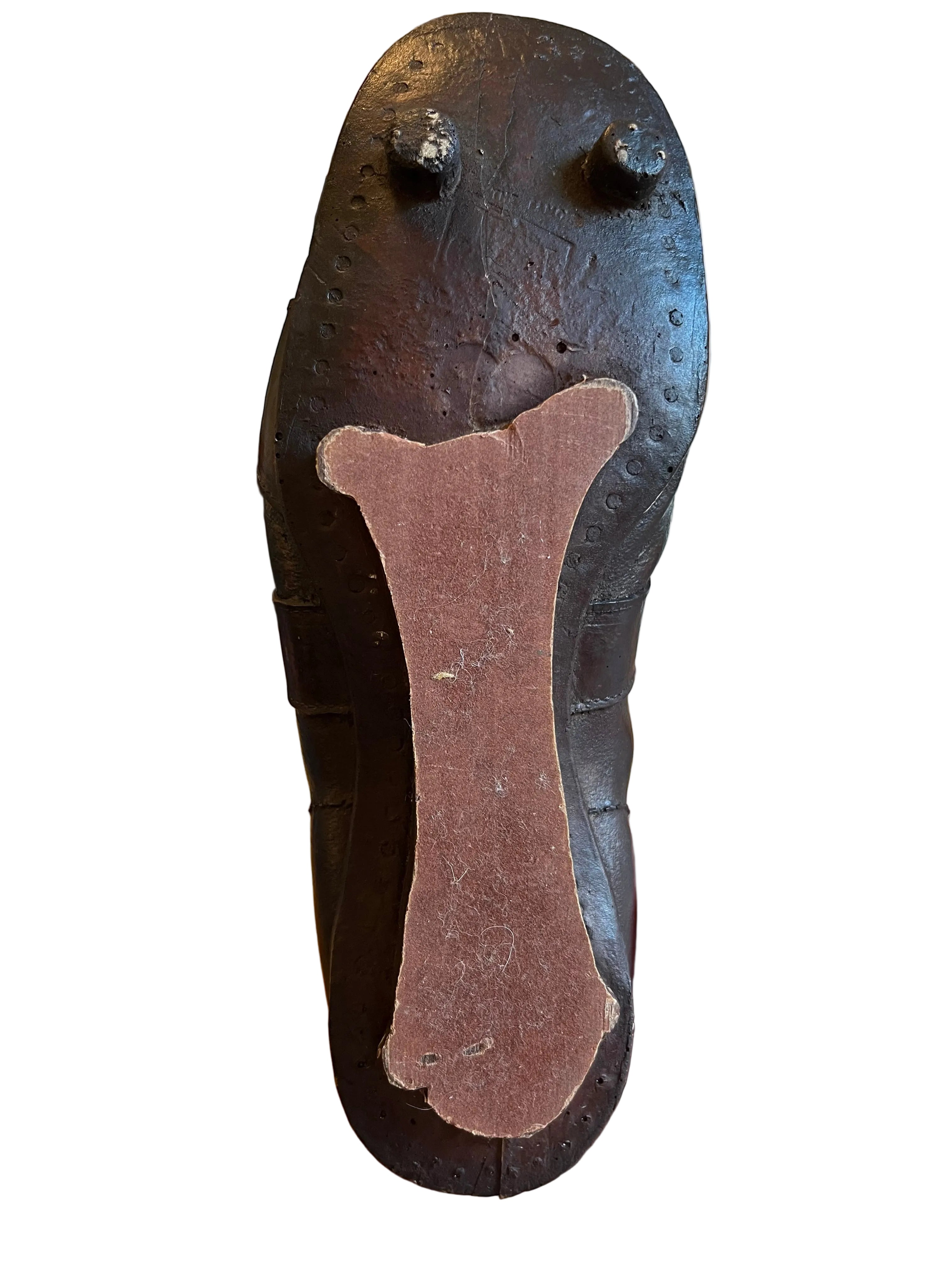 Antique Preserved Football/Rugby Cleat