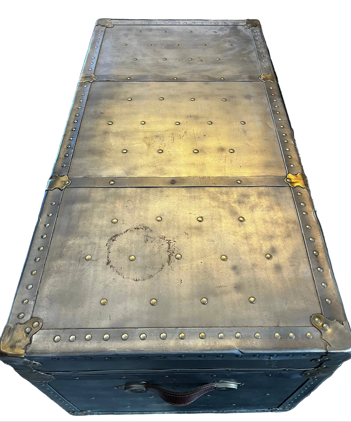 Vintage Industrial Steamer Trunk