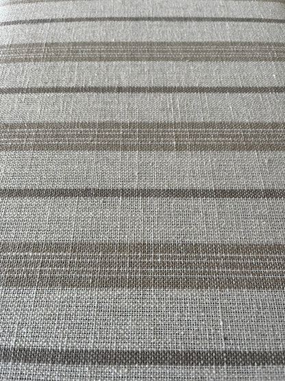 Neutral Stripe Blanket-Top Bench