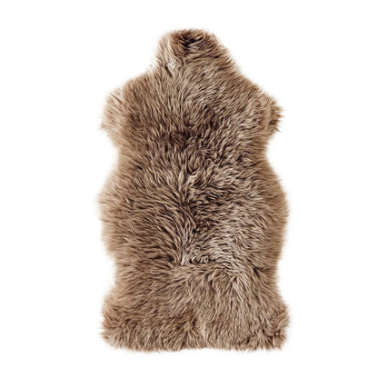 Taupe Lalo Lambskin Throw