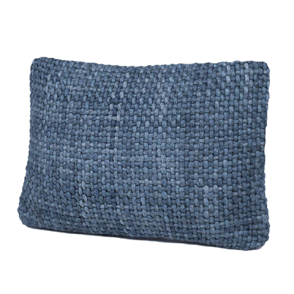 Luxe Indigo Lumbar Pillow