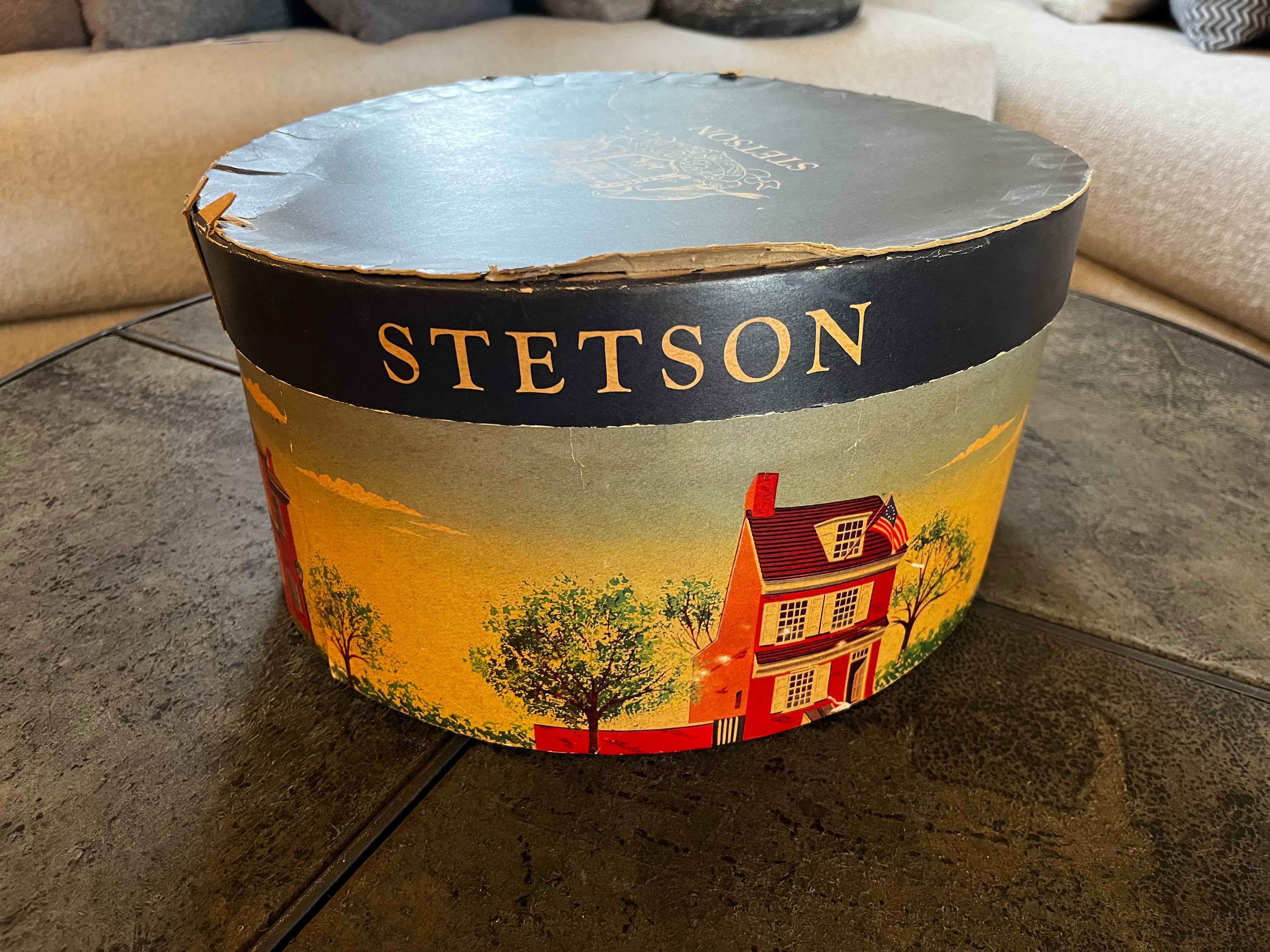 Vintage Stetson Hat Box