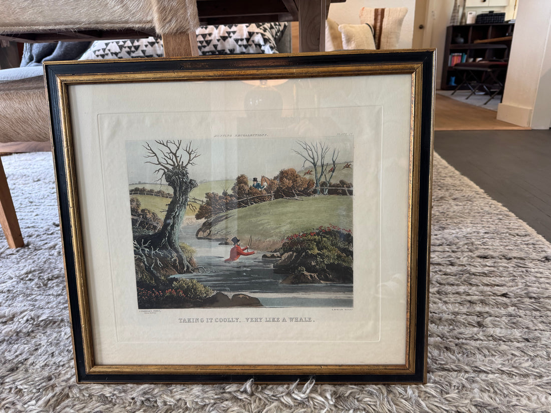 Hunting Artwork - &quot;Taking It Coolly. Very Much Like a Whale&quot;