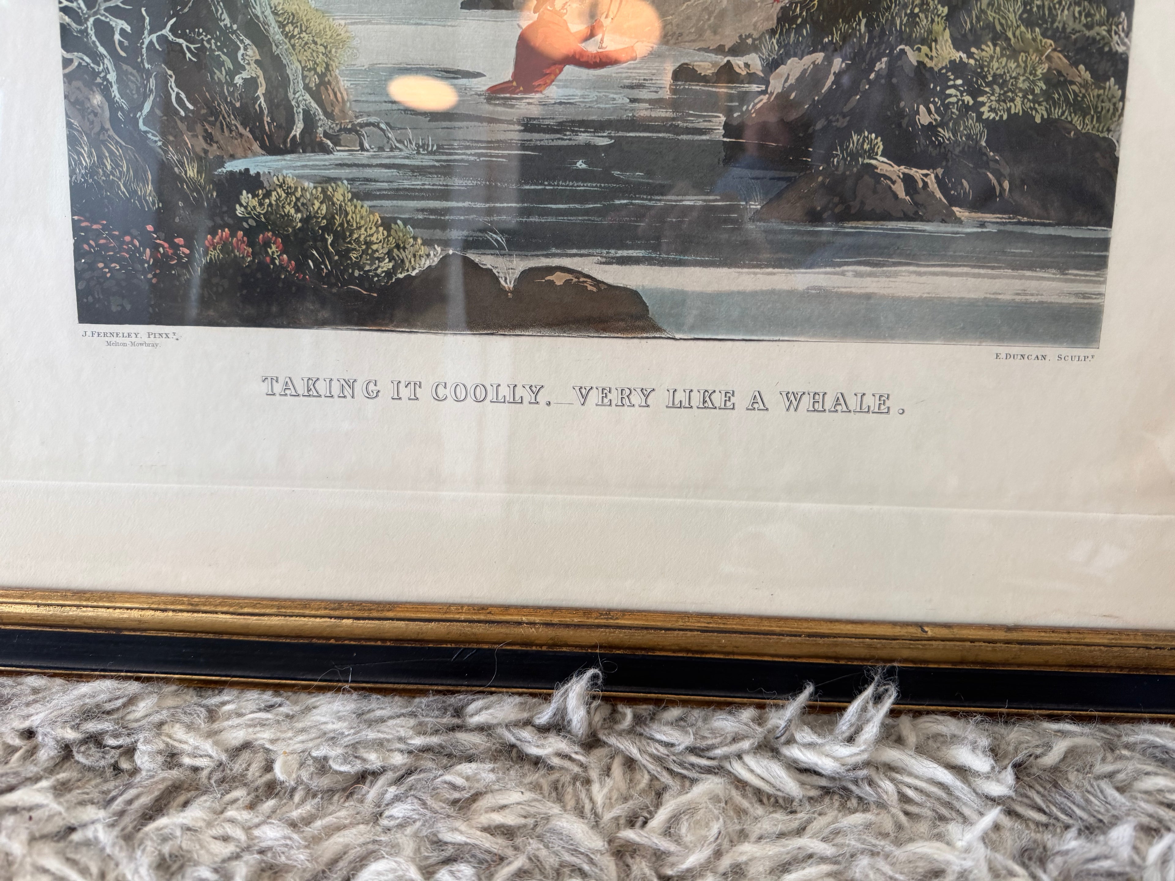Hunting Artwork - &quot;Taking It Coolly. Very Much Like a Whale&quot;