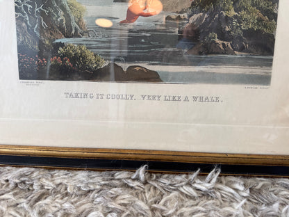 Hunting Artwork - &quot;Taking It Coolly. Very Much Like a Whale&quot;