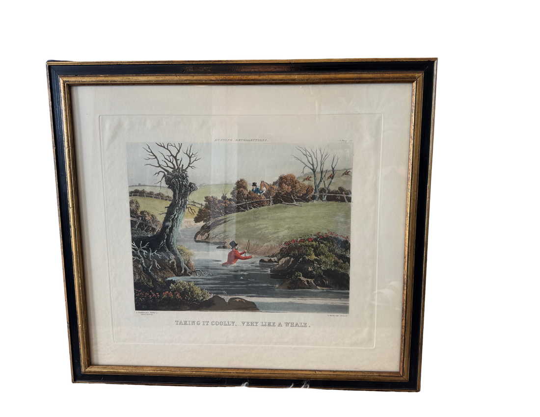 Hunting Artwork - &quot;Taking It Coolly. Very Much Like a Whale&quot;