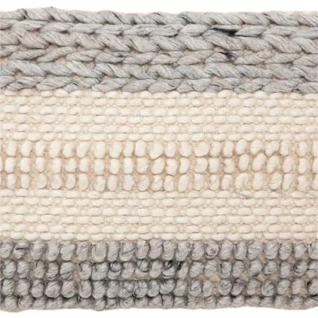 Textured Stripe Pillow - Gray Natural