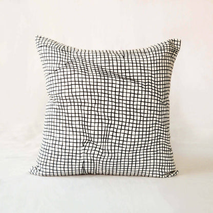 Check Print Throw Pillow