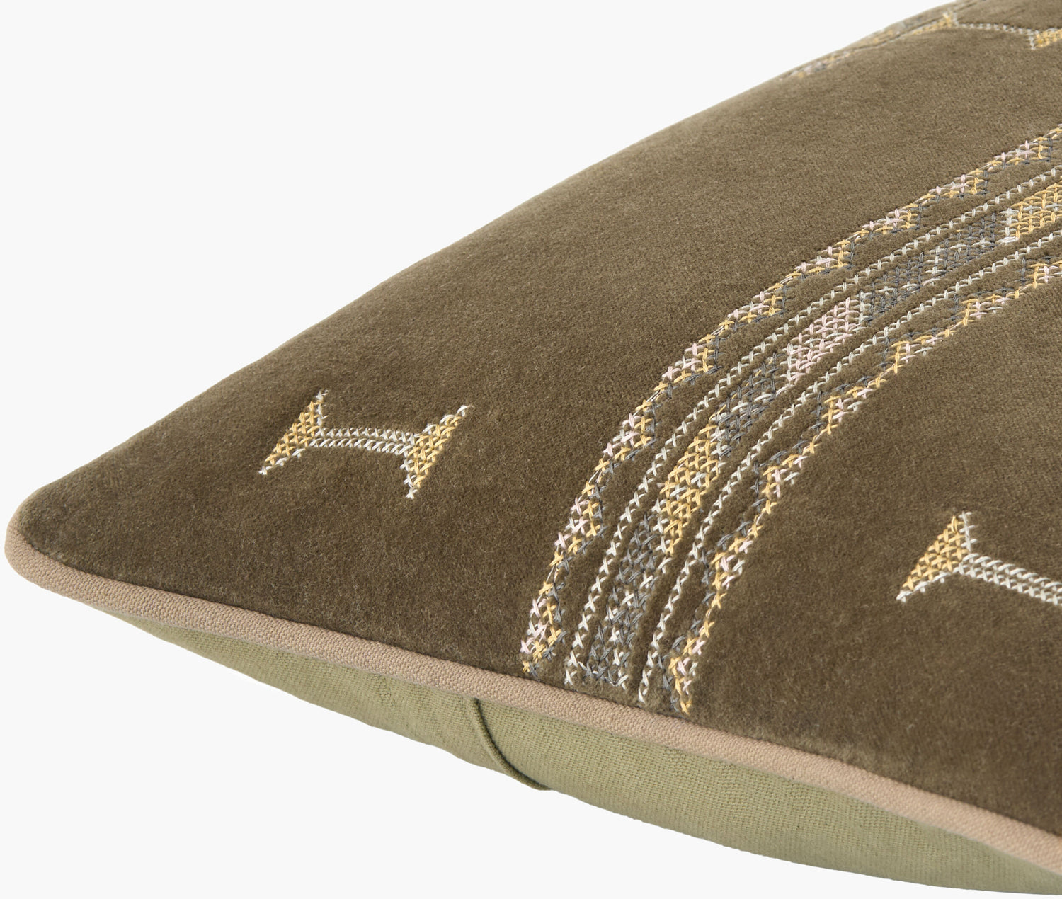 Velour Lumbar Pillow