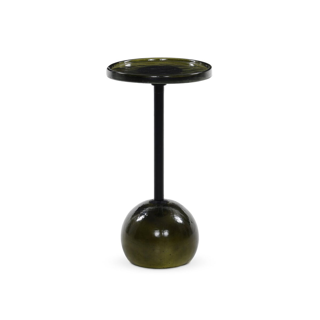 Viola Accent Table Moss Glass